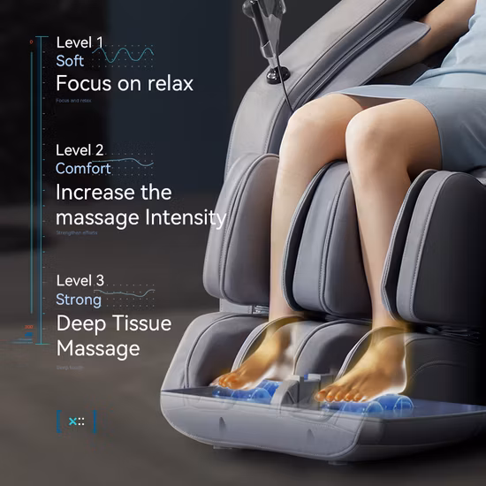 최고의 무중력 전기 저렴한 가격 뒤로 지압 반죽 전신 4D 안락 의자 SPA 게임 사무실 럭셔리 마사지 의자